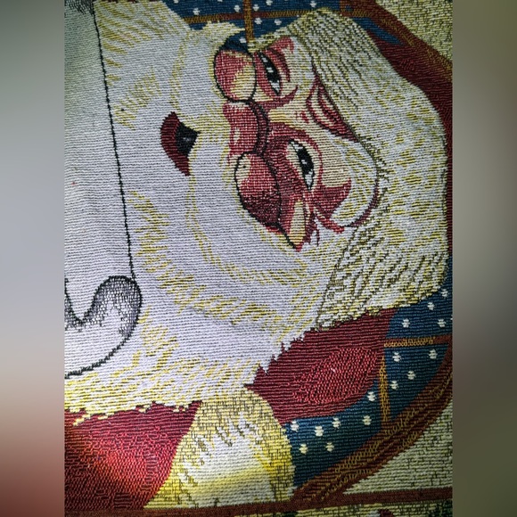 (NWT) Vintage BRAND NEW Set of 7 Glitter Christmas placemats - Picture 7 of 9